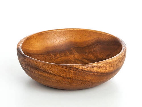 Wooden Bowl - Color: Brown