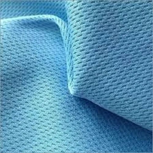 Knit Fabric - Unstitched, Sky Blue, Breathable and Lightweight | Higher Strength, Fade Resistant, Machine Washable, Plain Texture