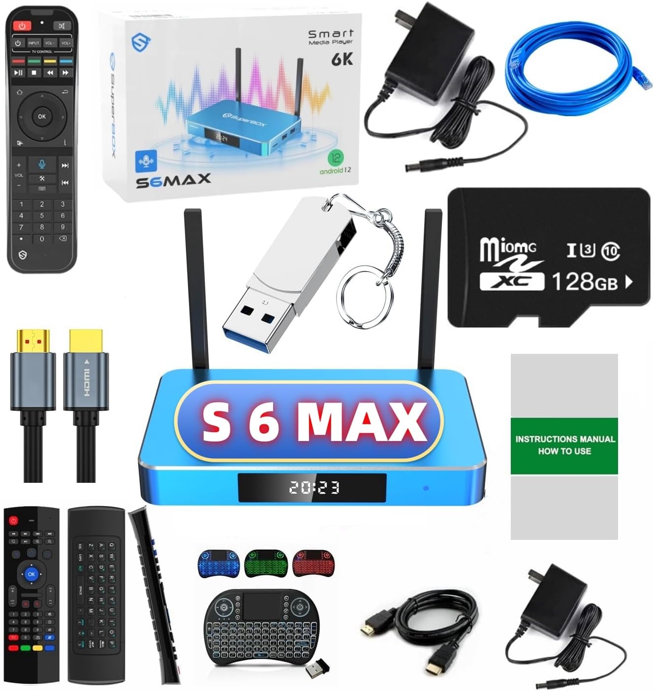 New S6 Max Android TV Box 4GB RAM + 64GB ROM