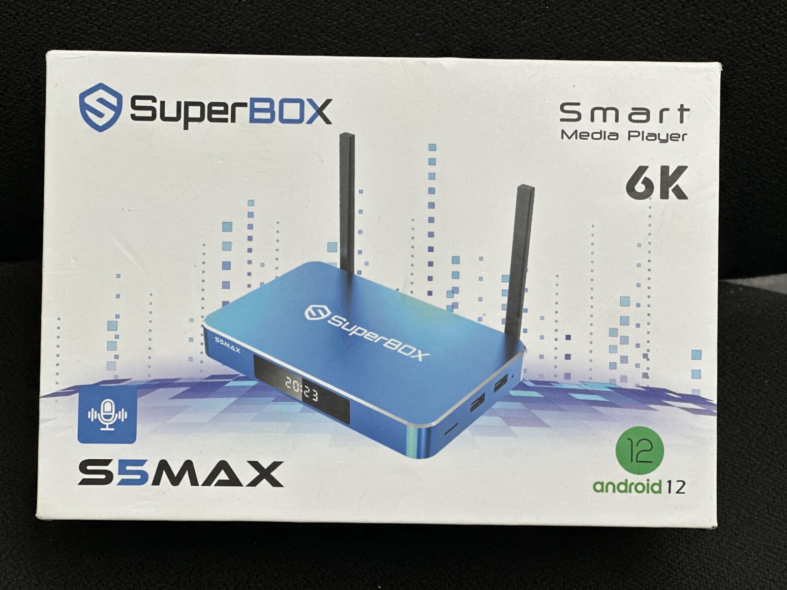 Super-box S5 Max With New Improved Voice Remote Control