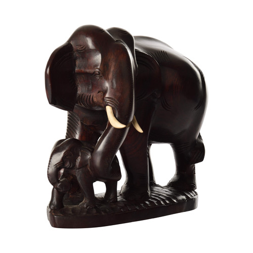 Wooden Elephant Statue