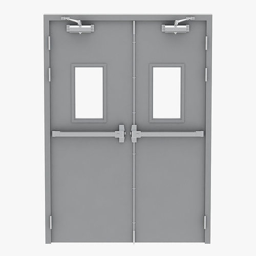 Double Fire Exit Door