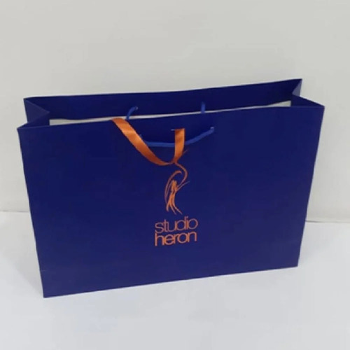 Hdpe Laminated Paper Bag - Color: Purple