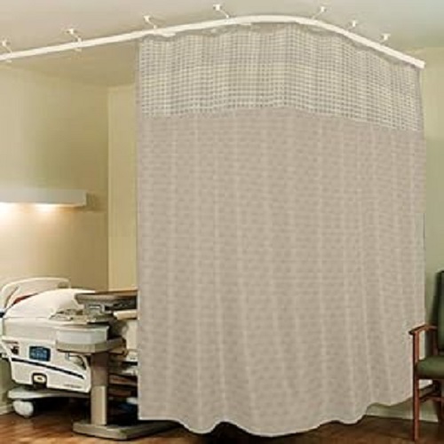 Lushomes Hospital Curtains 16X7 Ft - Color: White