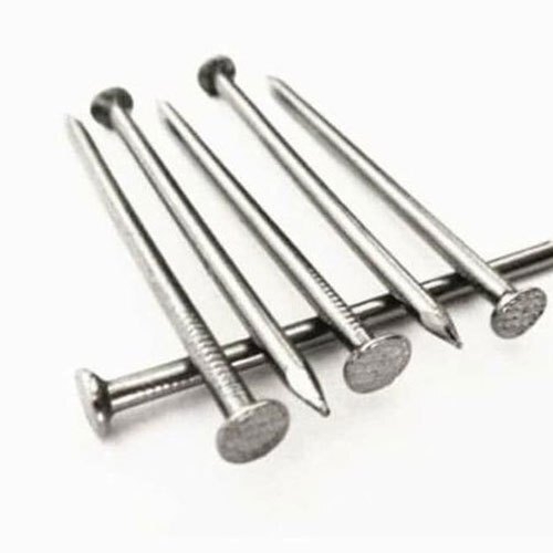 Silver Round Head Polished Wire Nail - Application: Industrial