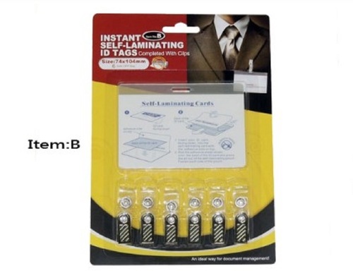 Self Laminating Cards