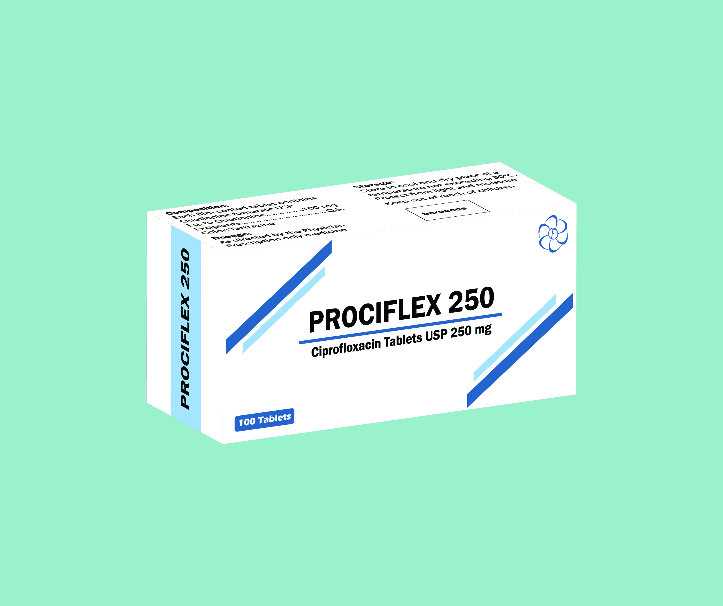 Ciprofloxacin Tablets USP 250 mg