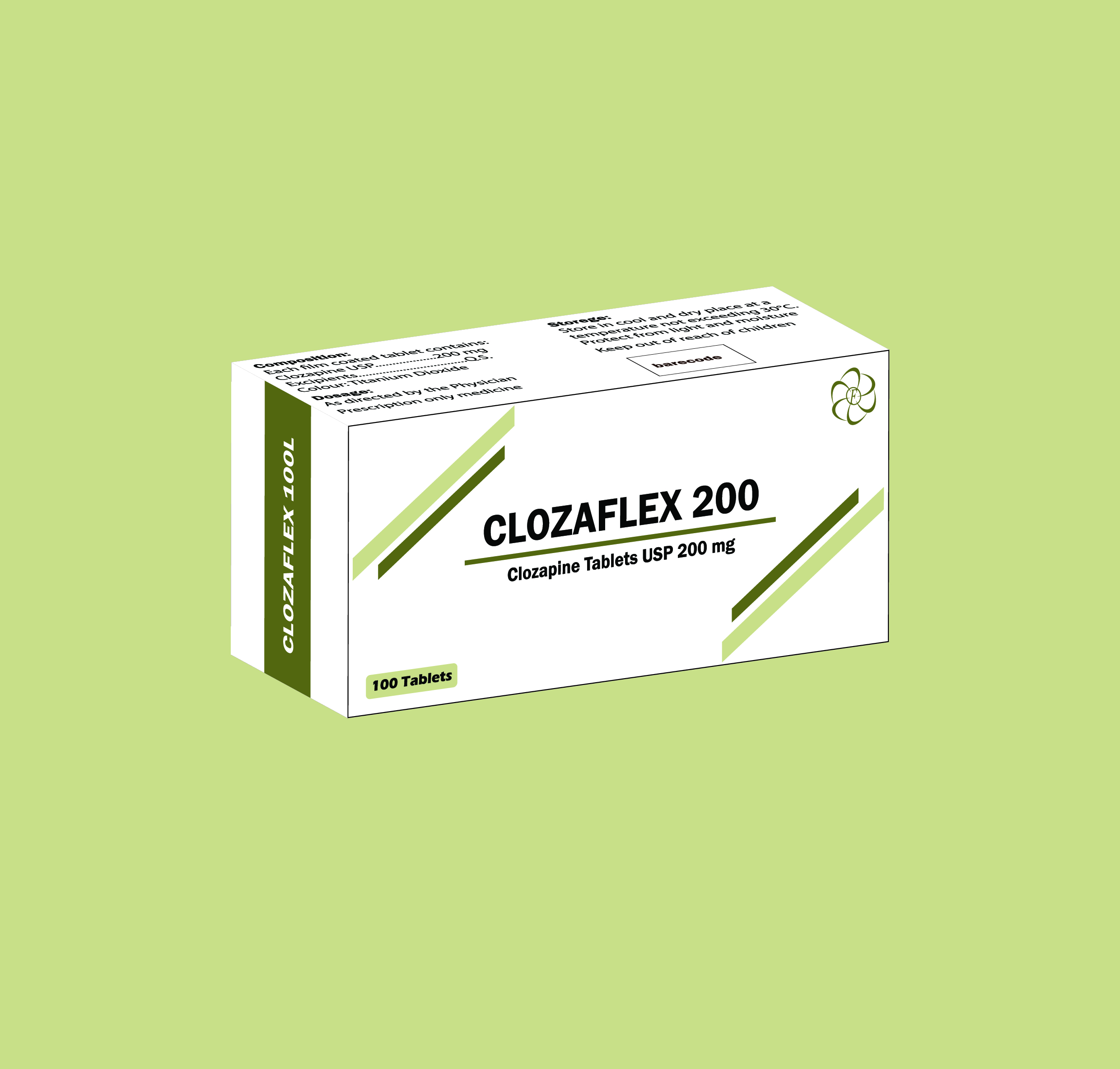 Clozapine Tablet USP 200 mg