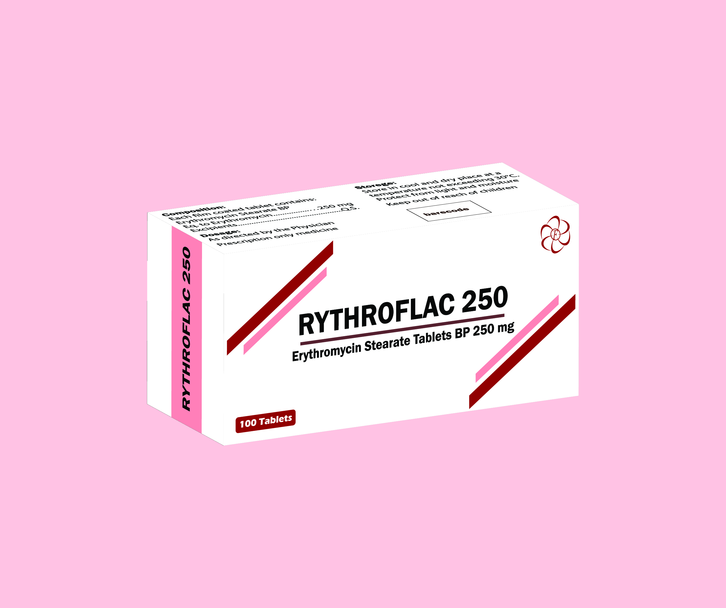 Erythromycin Stearate Tablets BP 250 mg