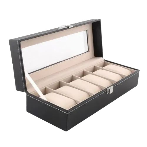Navy Blue Wrist Watch Box