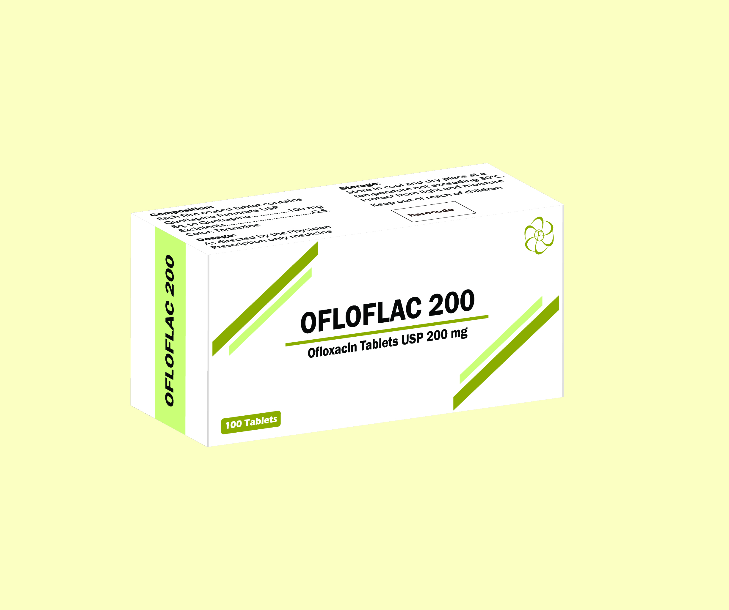Ofloxacin Tablets USP 200mg