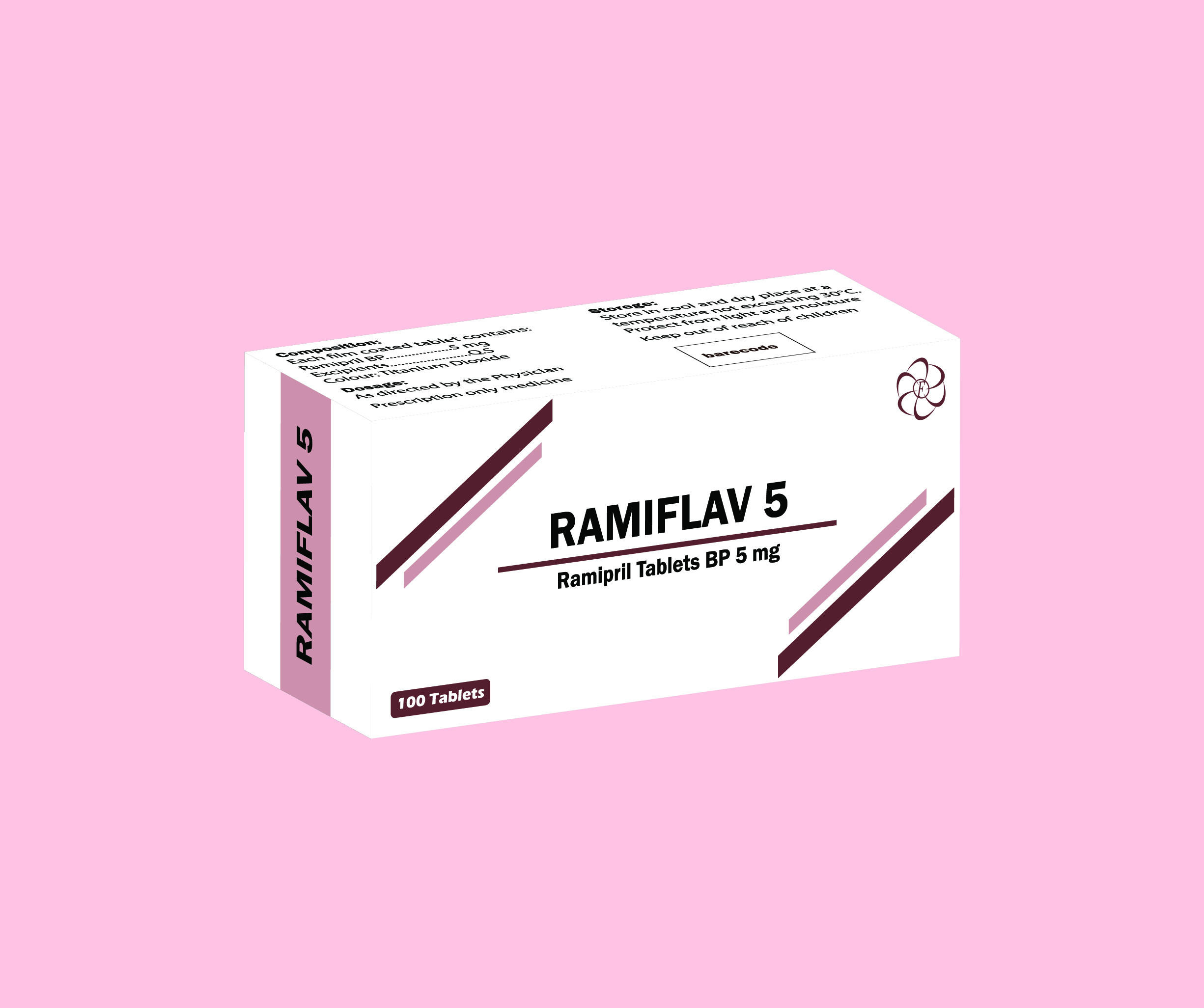Ramipril Tablets BP 5mg 100 Tablets