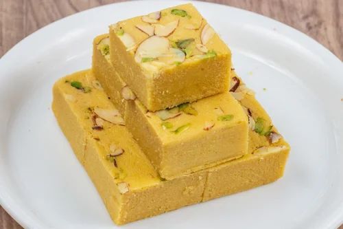 Squared Elaichi Soan Papdi