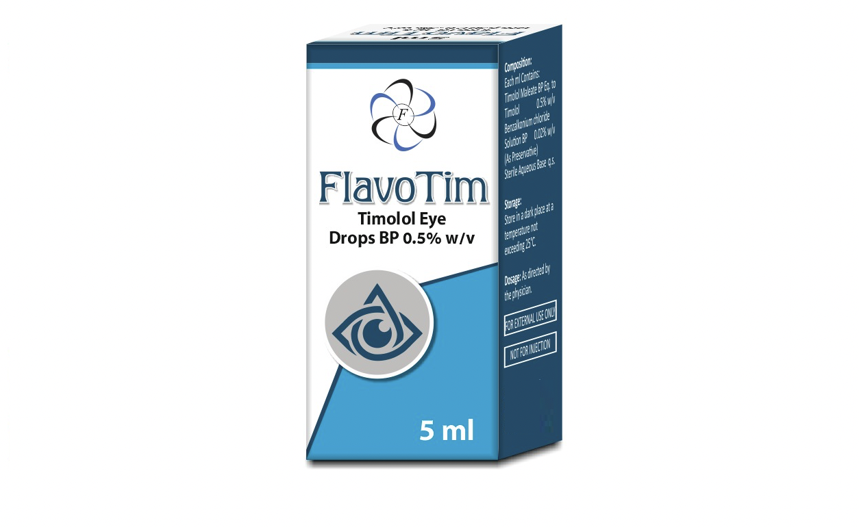 Timolol Eye Drops BP 0.5% w/v