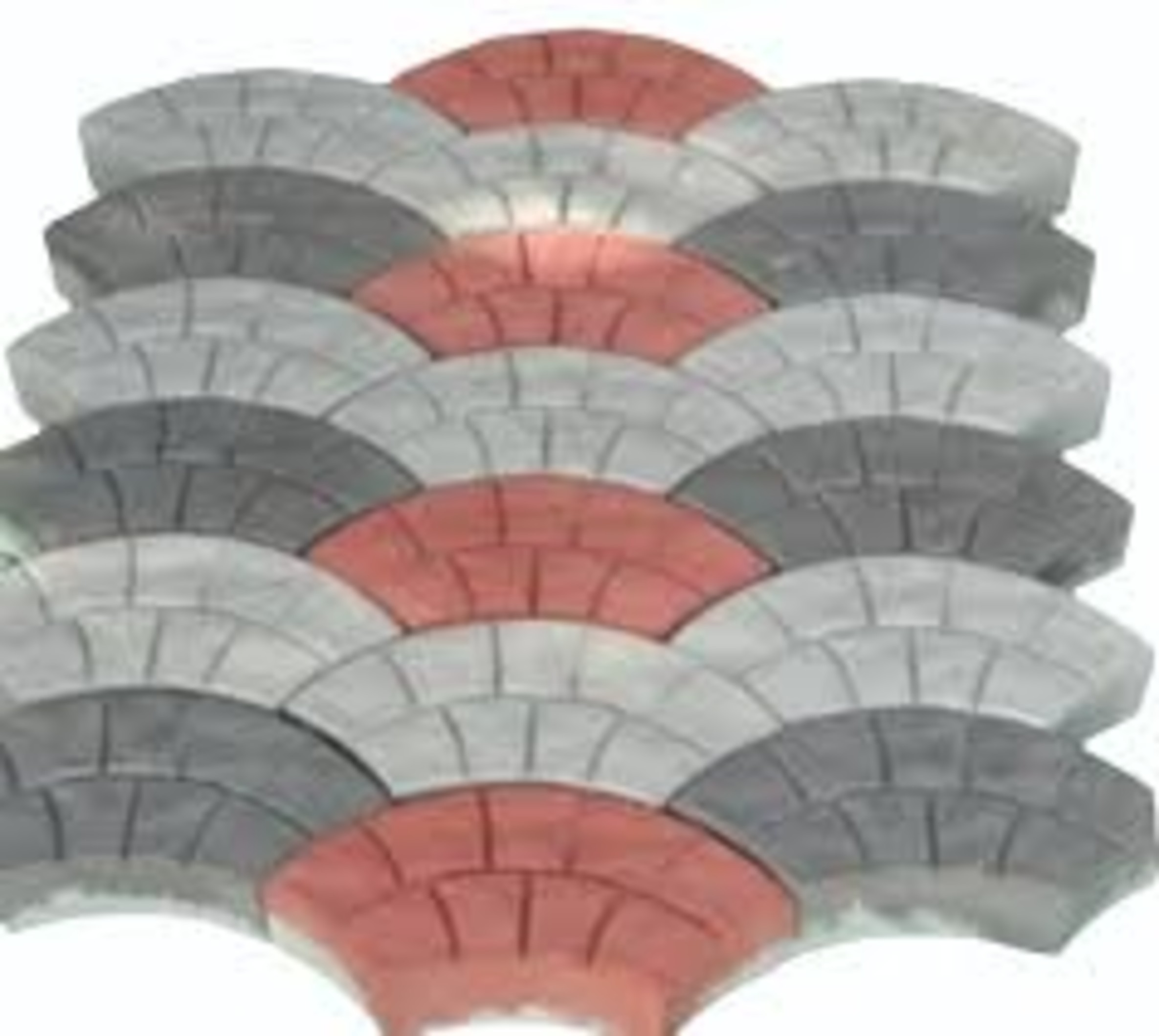 60mm Arch Interlocking Tile