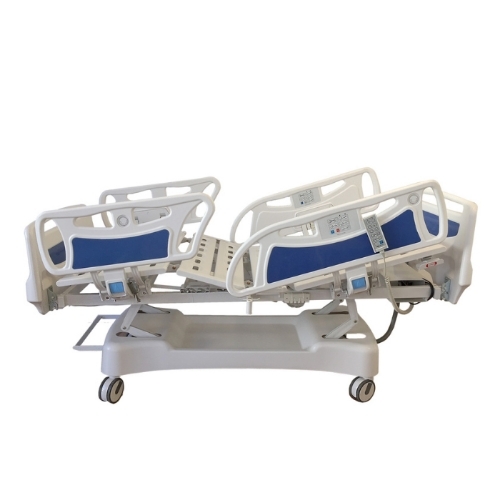 Hospital ICU Bed - Rectangular, Polished Finish | Skin Friendly, Foldable, Metal & Plastic Material