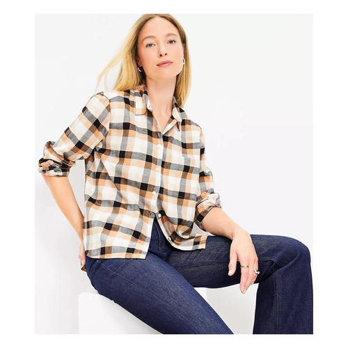 Ladies Relaxed Pocket Tunic Shirt