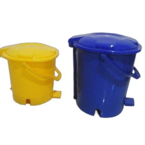 Plastic Pedal Bin - Color: Multi
