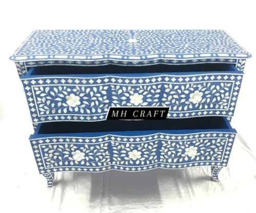 Bone Inlay Chest Of Drawer