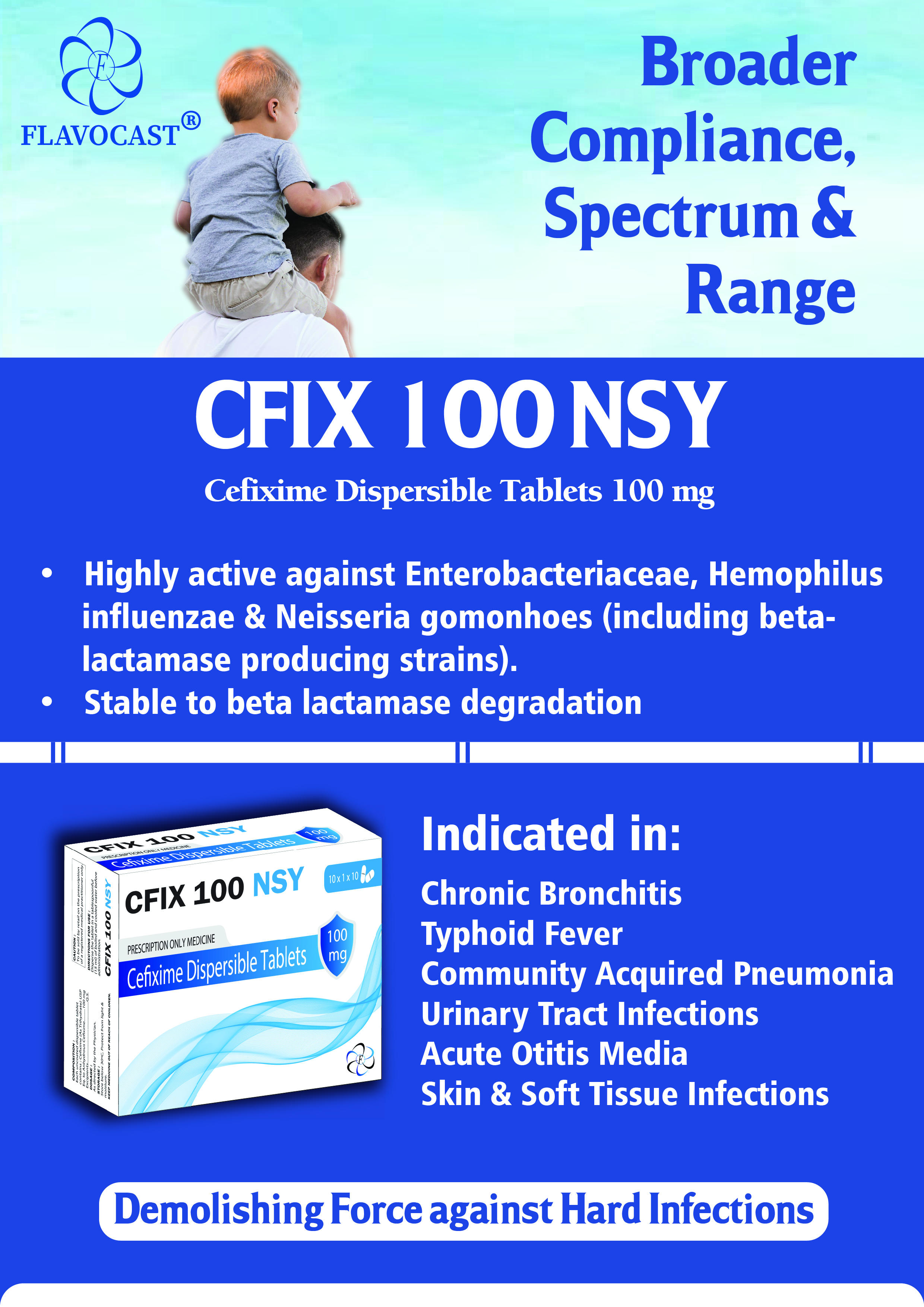 Cefixime Dispersible Tablets 100 Mg 