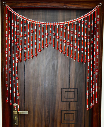 Door Hangings - Color: Artificial Flower Handcrafted Toran