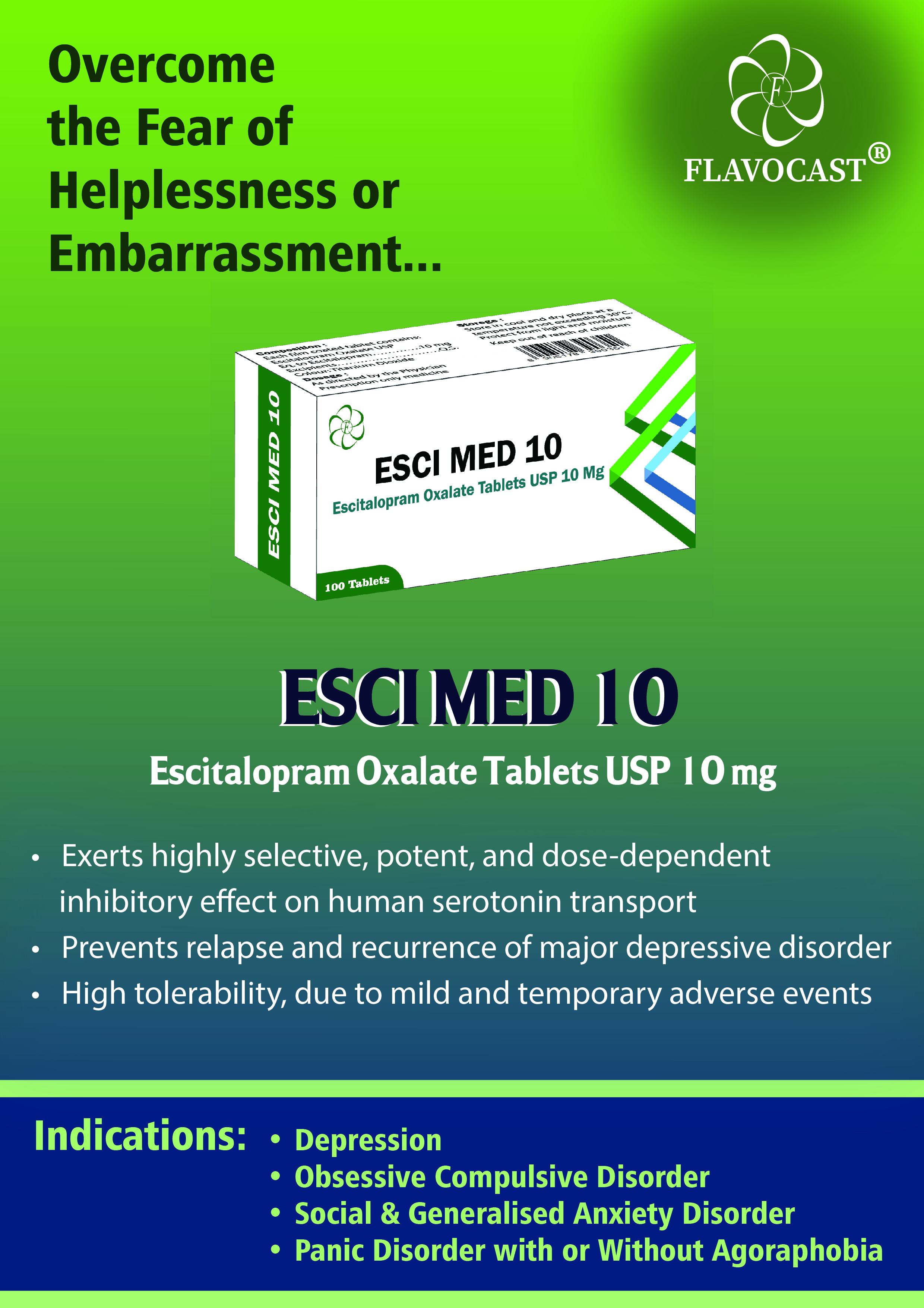 Escitalopram Oxalate Tablets Usp 10 Mg
