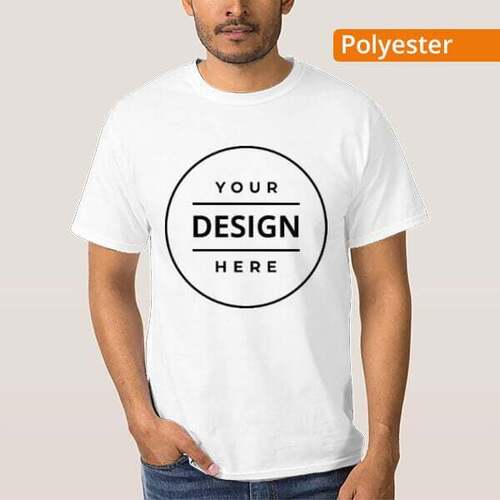 Half Sleeves Men Plain T Shirt - Color: Multi