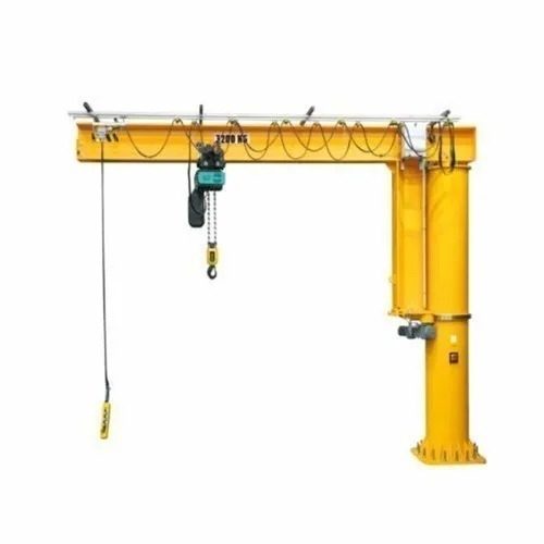 Pillar mounted jib crane