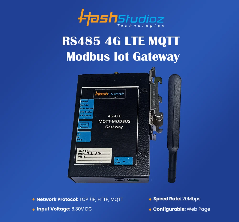 RS485 4G LTE MQTT Modbus IoT Gateway