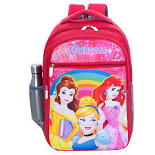 School Bags - Nylon Material, 25 L Capacity, Multi Color Design, Printed Pattern, Unisex Casual Use, Button Closure with Security Feature