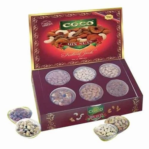 6 Compartment Dry Fruit Gift Box