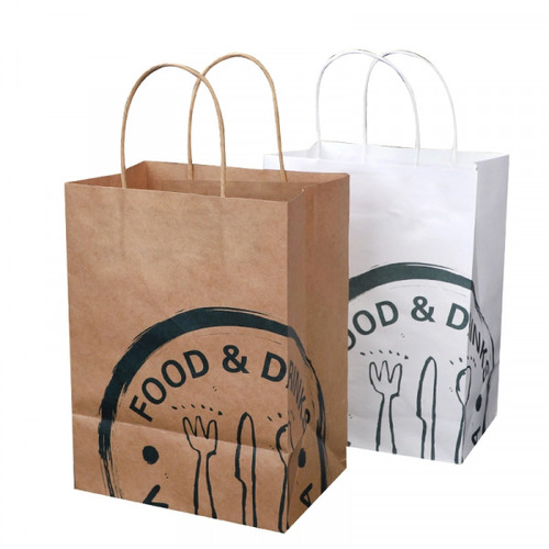 Kraft Paper Bags - Color: White