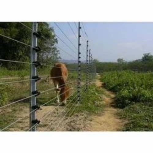 Solar security fence system