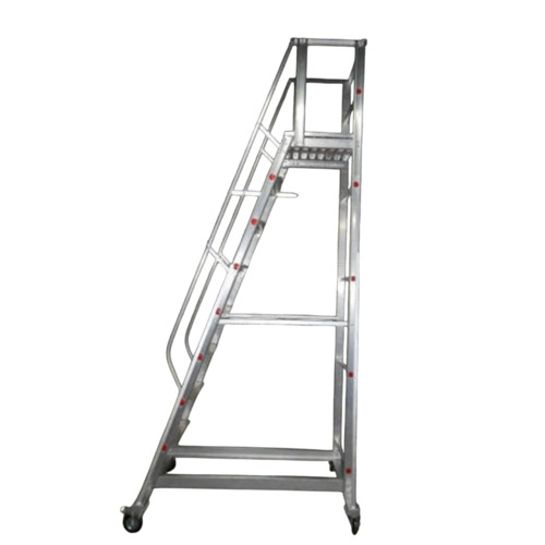 Aluminum Trolley Step Ladders 