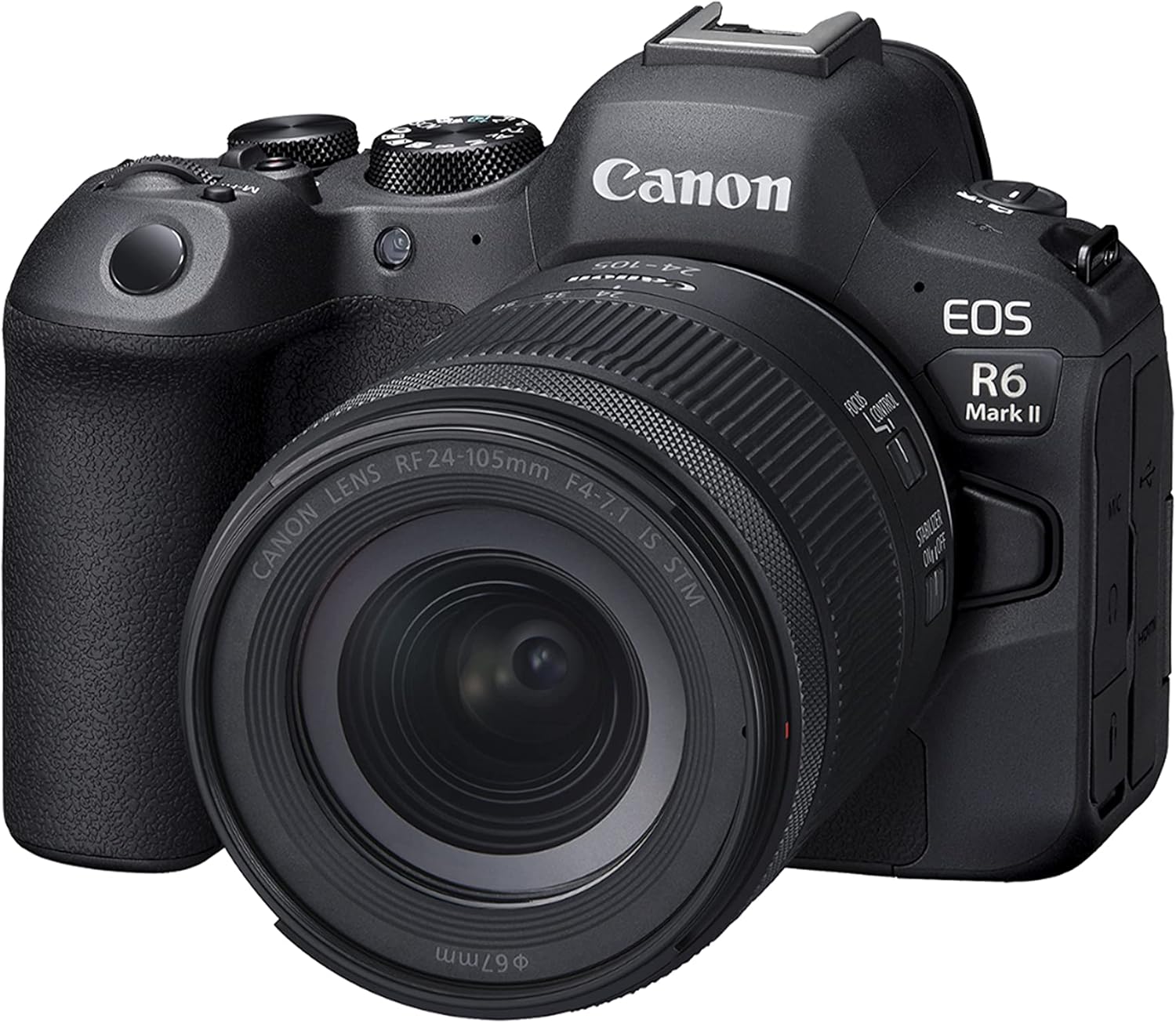 Canon EOS R6 Mark II Mirrorless Camera RF24-105mm F4-7.1 is STM Lens Kit