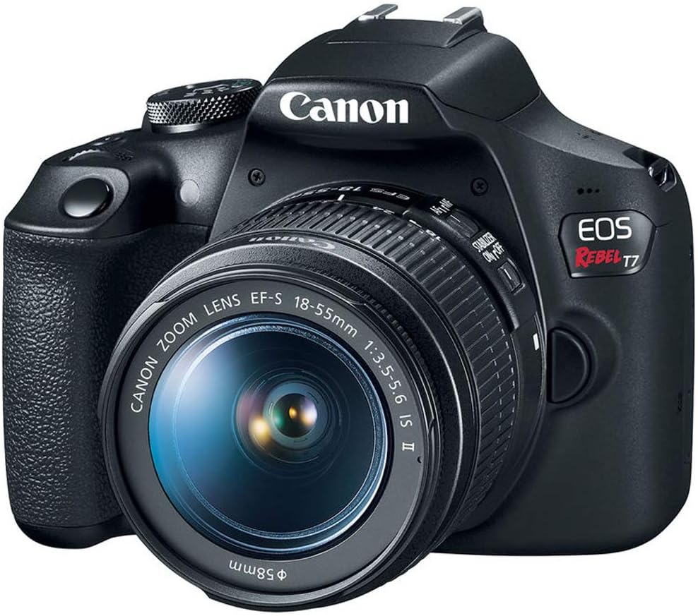 Canon EOS Rebel T7 DSLR Camera with 18-55mm Lens 