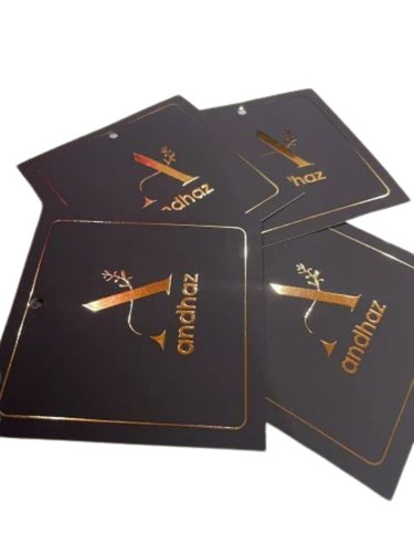 Gold Foil Paper Tag