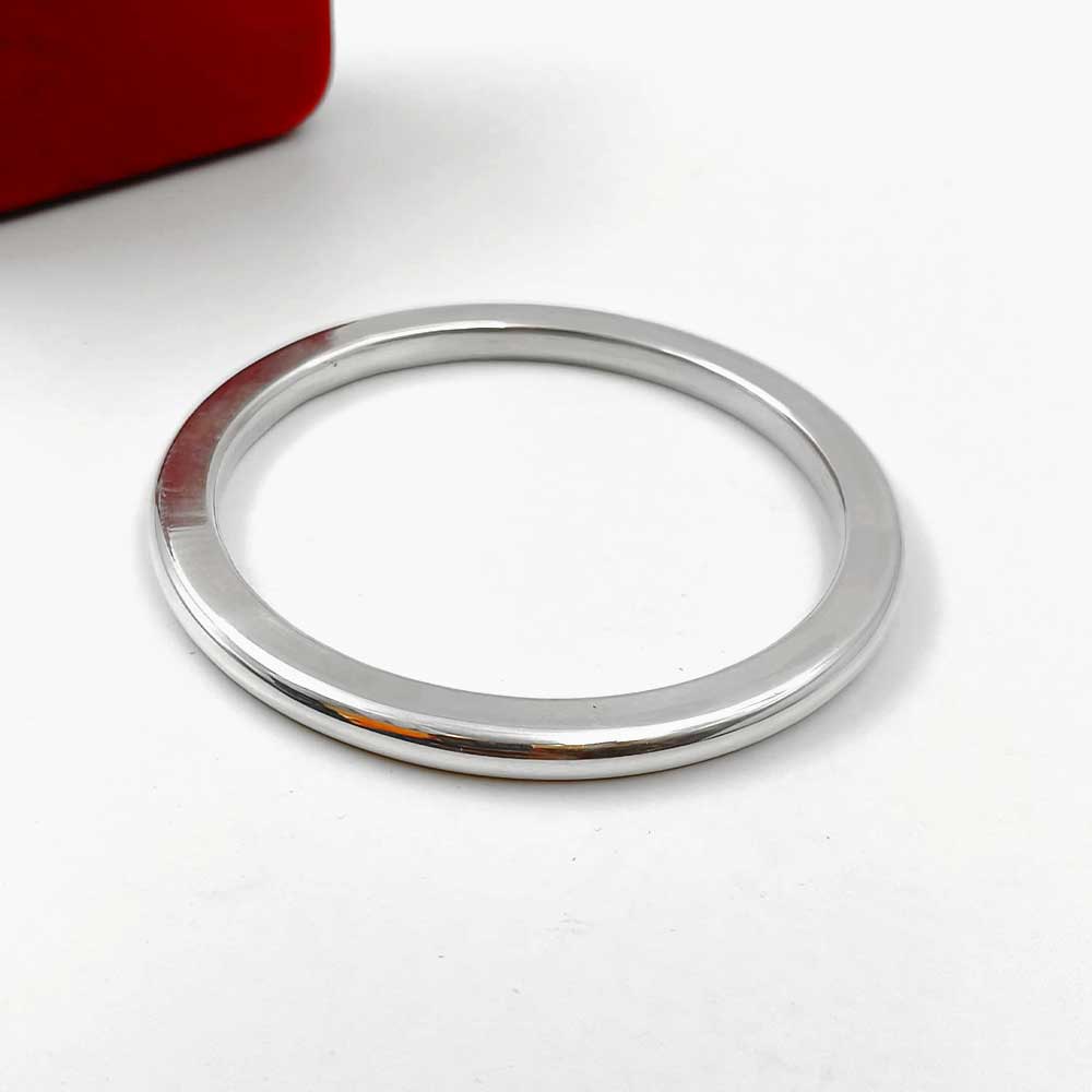 Upper Round Silver Kada - Gender: Men'S