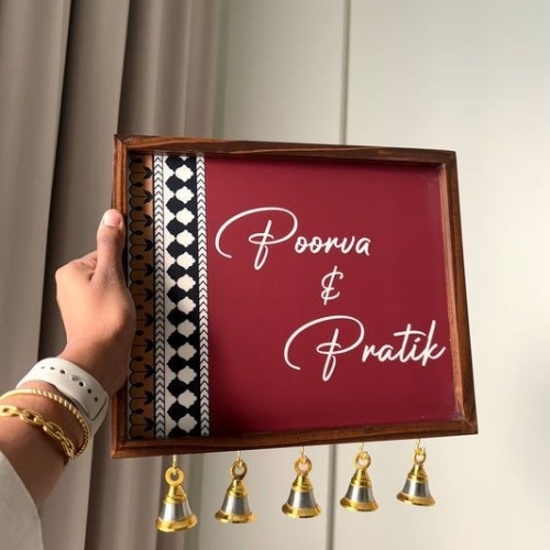 Wooden Name Plate