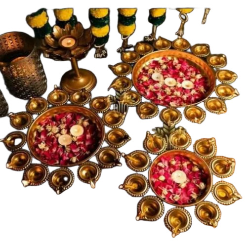 3 Pcs Metal Urli Set