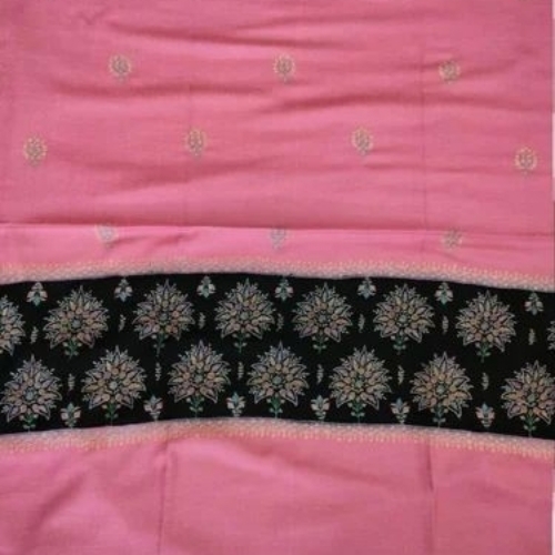 Pink Embroidered Pashmina Shawls