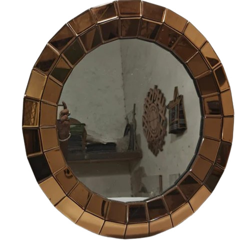Plain Round Glass Wall Mirror