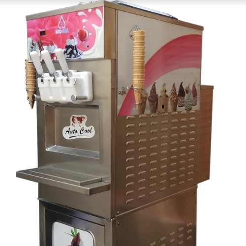 Softy Ice Cream Making Machine - Color: Silver
