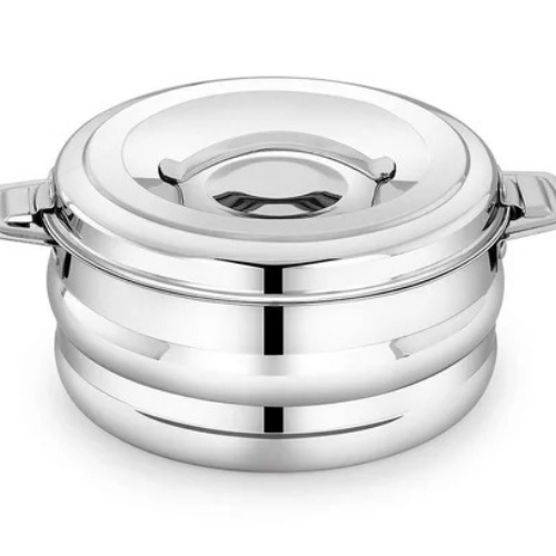 Stainless Steel Casserole - Color: Silver