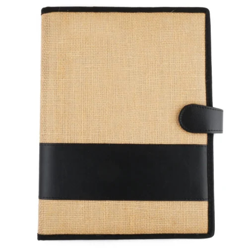 Conference Jute Folder - Feature: Button