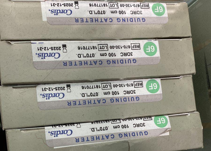 CORDIS GUIDING CATHETER