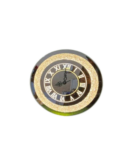 Led Glass Wall Clock