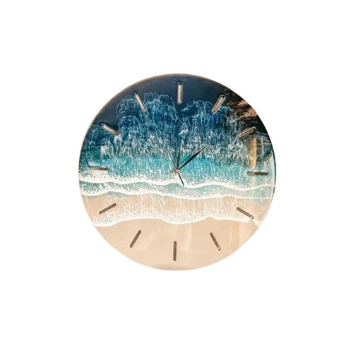 Round Resin Wall Clock