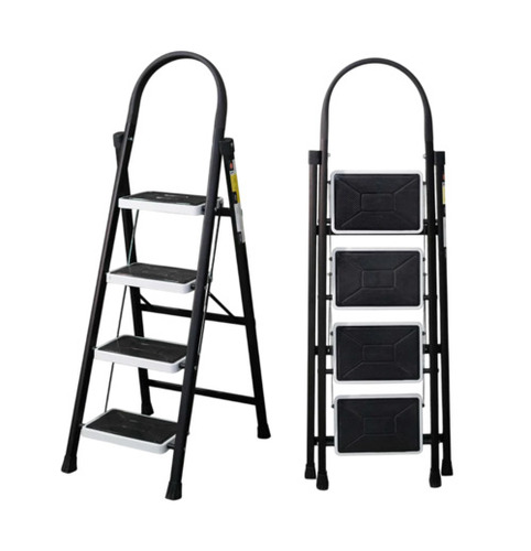 4 Step Foldable Aluminium Ladder 