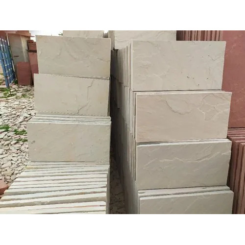 White Dholpur Sandstone Tiles